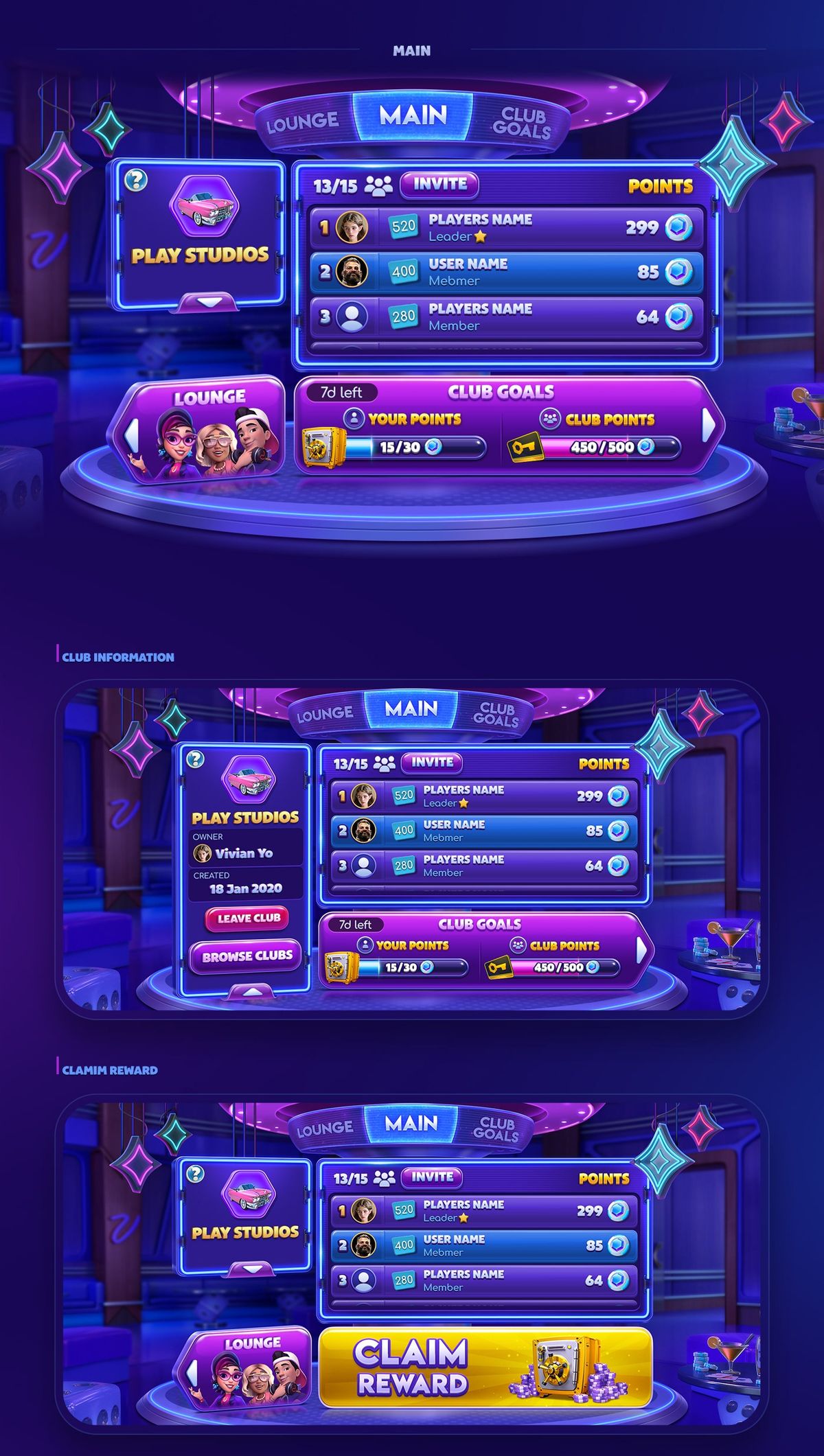 Sevens Casino Nights game